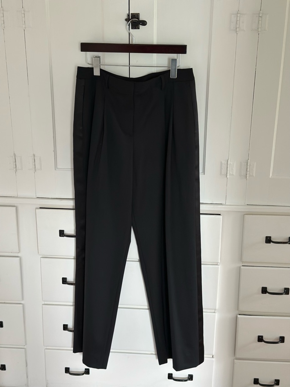 TWP black Sulli w/ Tux stripe